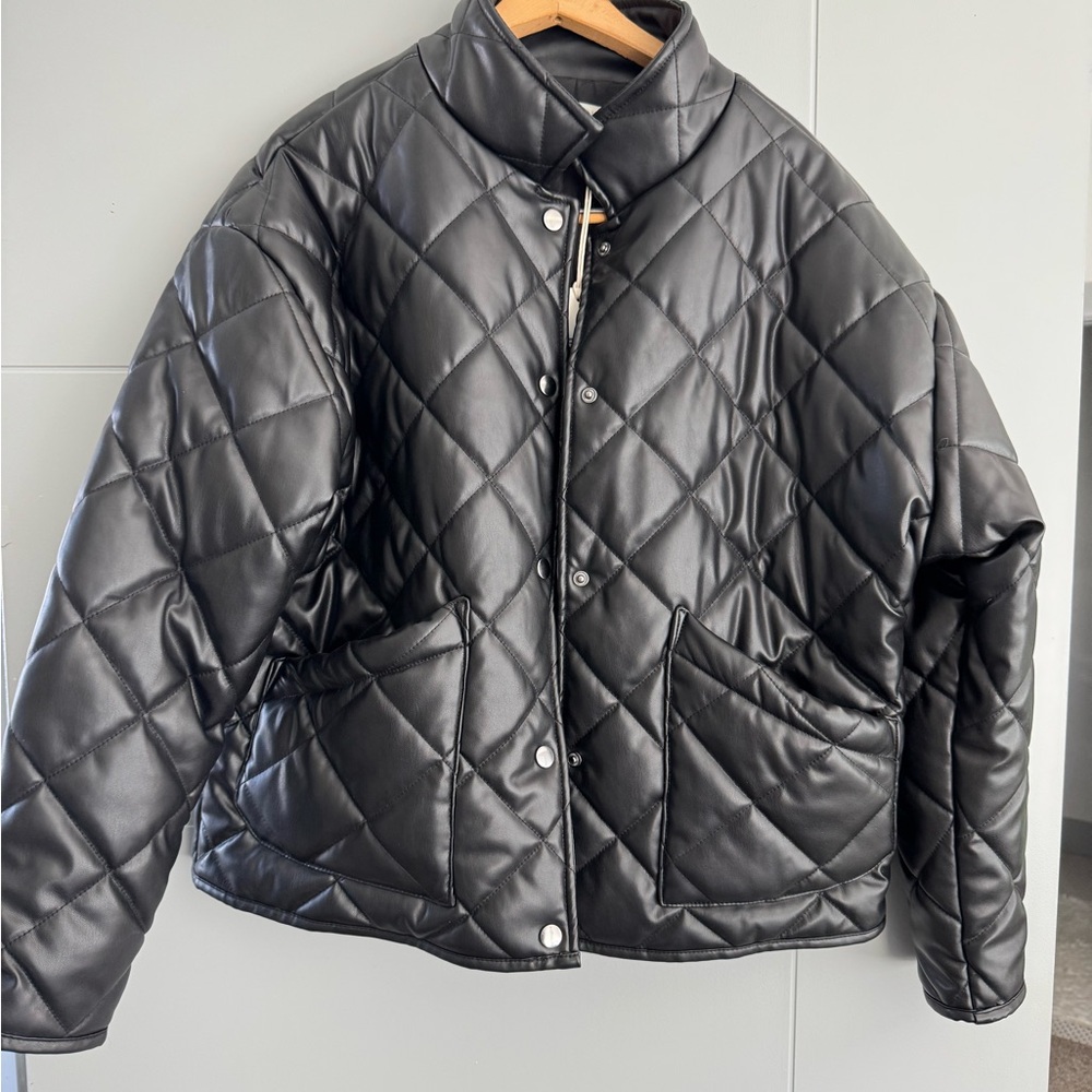 Black Z SUPPLY Quilted Women's Jacket
